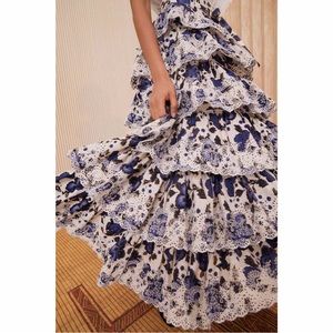 Ulla Johnson Oriana Skirt - Lapis - Size 2